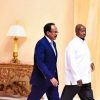 Sawiro:-War-saxaafadeed kulanka Madaxda Uganda iyo Somaliya