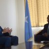 SAWIRO:-Wasiir Cawad oo xafiiskiisa ku qaabilay Wakiilka Cusub ee Hay’adda WFP