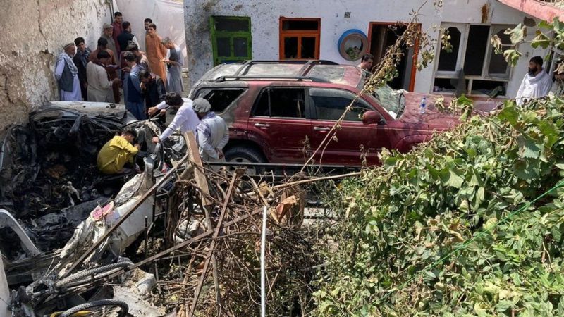 Mareykanka oo  sheegay inay baarayaan  Duqaymo daraad ay ka gaysatay Kabul in ay shacab ku dhinten.