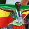 Tamirat Tola oo Ethiopian ah oo  ku guuleystey bilada dahabka ee orodka marathon-ka ragga ee tartanka ciyaaraha fudud ee aduunka