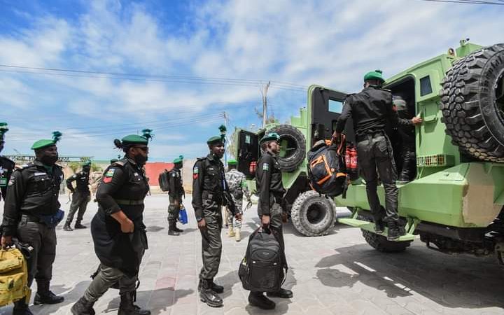 Ciidamo kamid noqonaya Booliska ATMIS oo soo gaaray Muqdisho