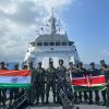 INS Sumedha Marks Maiden entry by Indian Navy at Port Lamu