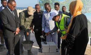 President Mohamud Lays Foundation Stone for a Grand Real Estate Project