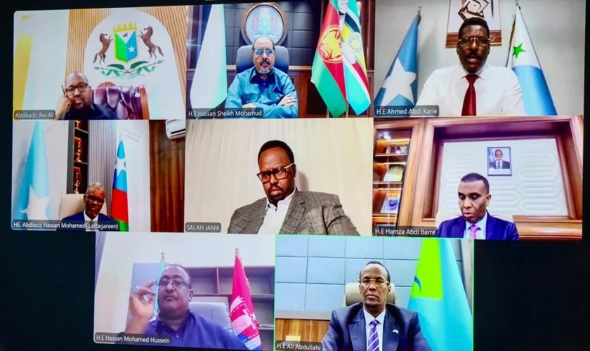 Kulan uu Madaxweyne Xasan Sheekh la yeeshay Golaha Wadatashiga Qaranka oo laga soo saaray qodobo dhowr ah