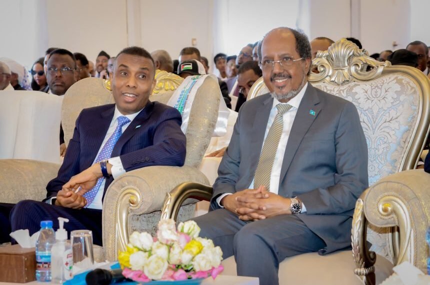 President Hassan Sheikh Mohamud Attends Inauguration of Northeastern State President in Las Anod