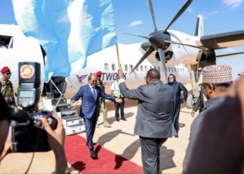 Madaxweyne Xasan Sheekh oo si ballaaran loogusoo dhaweeyey Madaxweyne Xasan Sheekh.