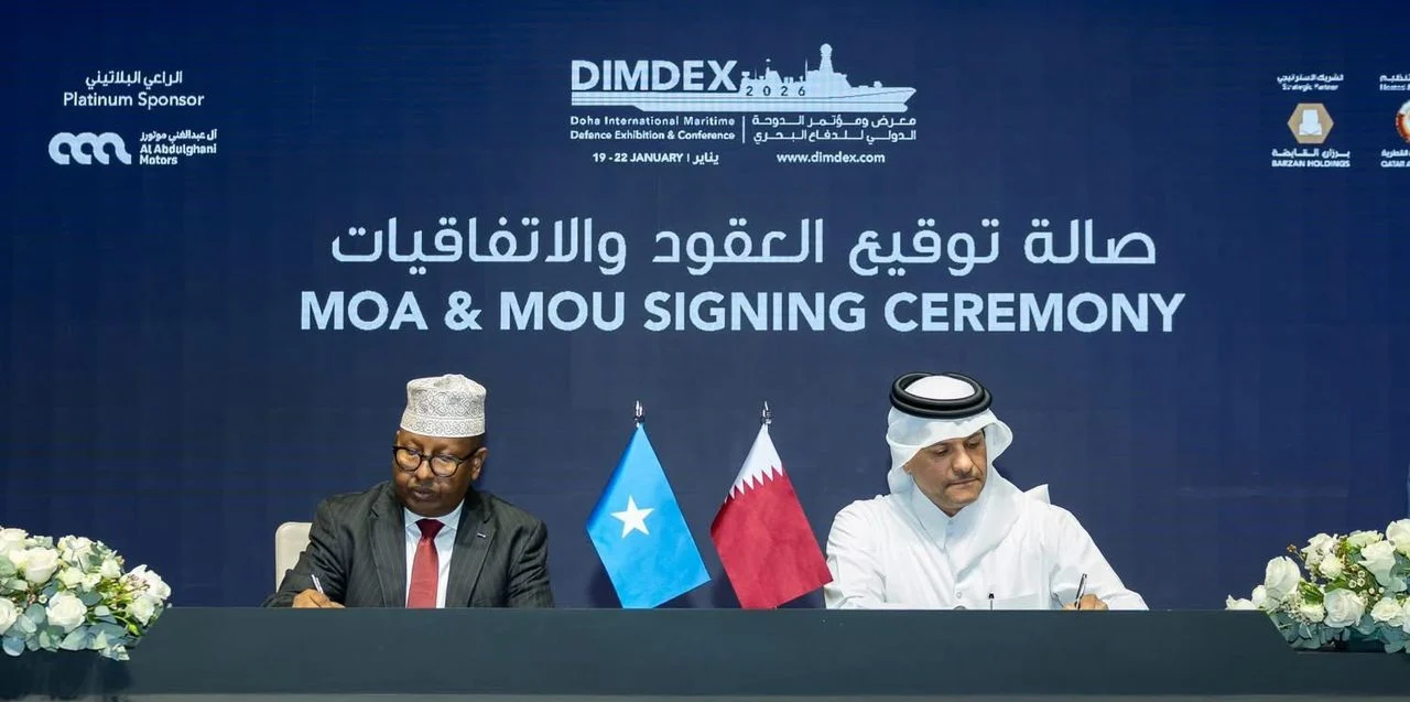 Heshiis iskaashi difaac oo ay wada galeen labada dal ee Soomaaliya iyo Qatar