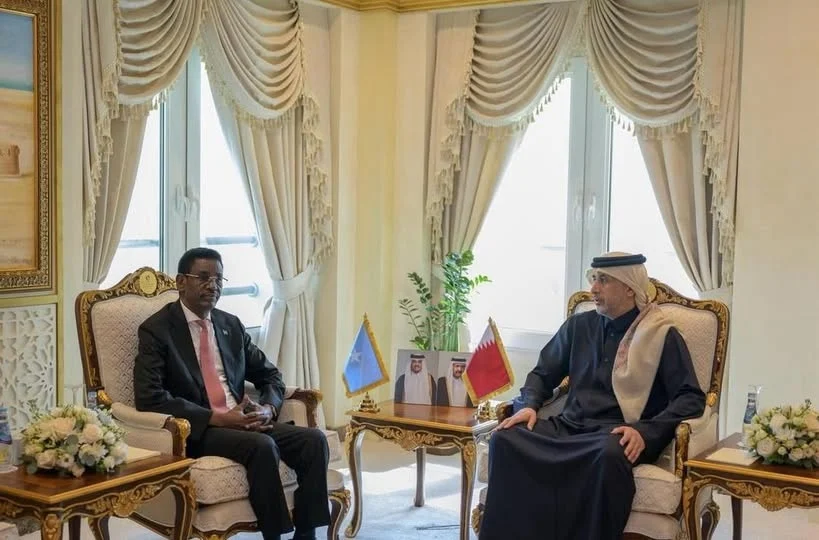 Wasiirka Amniga Soomaaliya iyo Wasiiru-Dowlaha Qatar oo ka wada hadlay iskaashi amni.”