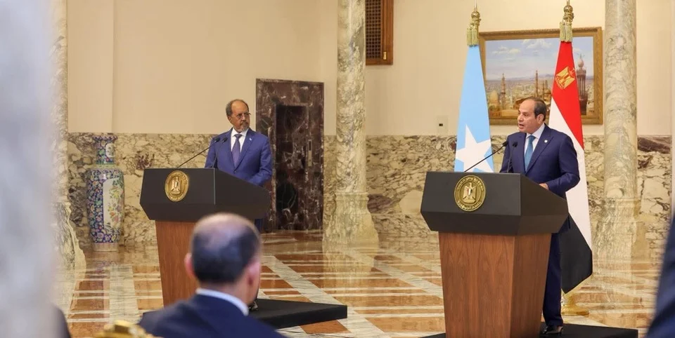 Madaxweyne Xasan Sheekh Maxamuud oo Kulamo Heer Sare ah la yeeshay Madaxweynaha Masar Cabdulfataax Al-Siisi