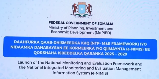 Soomaaliya oo daah-furtay nidaam casri ah oo lagula soconayo hirgelinta Qorshaha Isbeddelka Qaranka