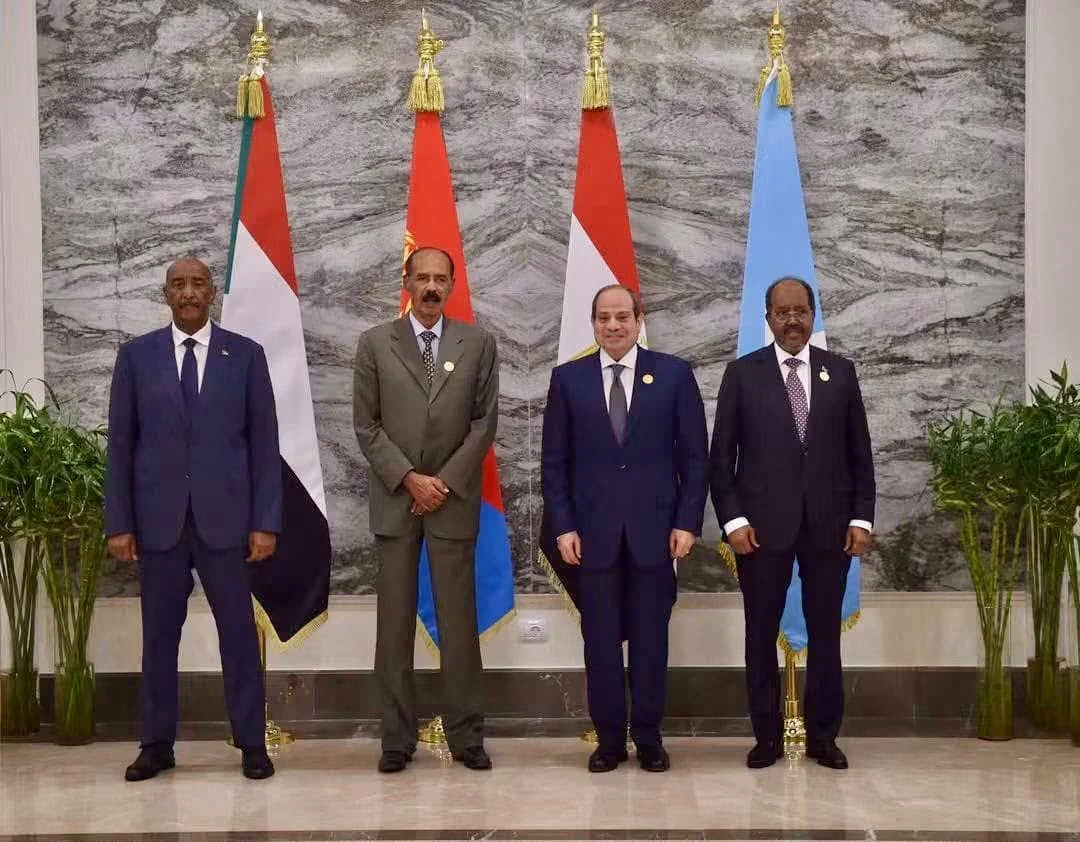 FALANQAYN SIYAASADEED OO QOTO DHEER – Soomaaliya, Masar, Eritrea iyo Suudaan oo dhisaya isku-duwid cusub oo Geeska Afrika ah